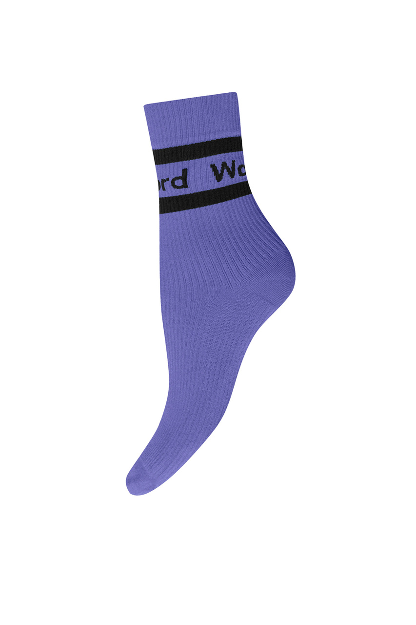 Носки Logo Rib|Основной цвет:Фиолетовый|Артикул:45046 | Фото 1