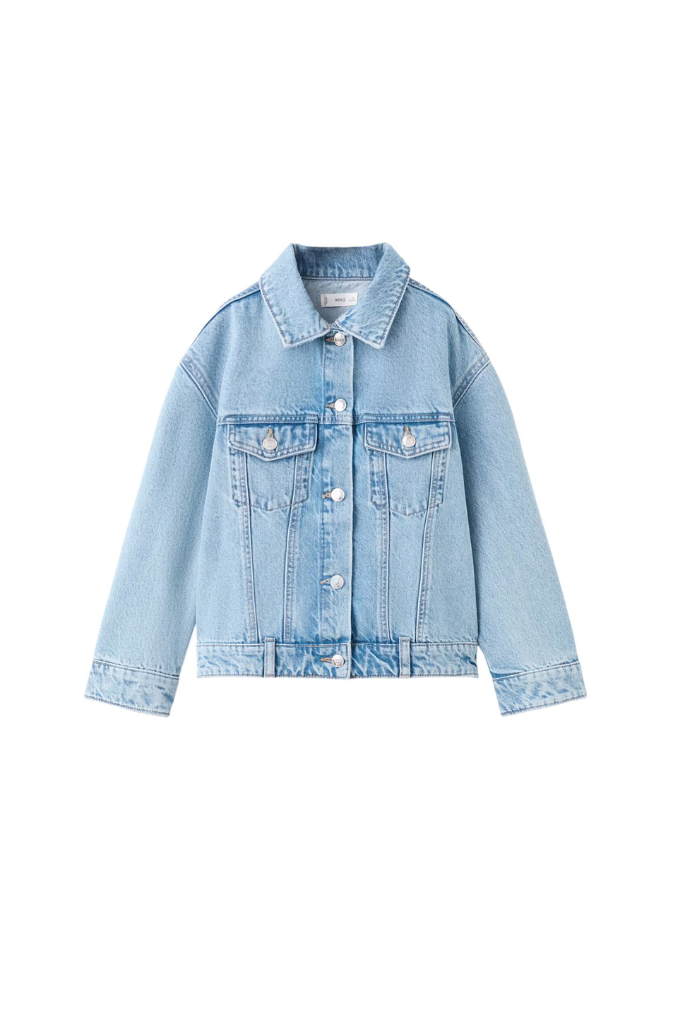 Девочкам Mango Kids Куртка джинсовая ALICE (цвет ), артикул 27085142 | Фото 1