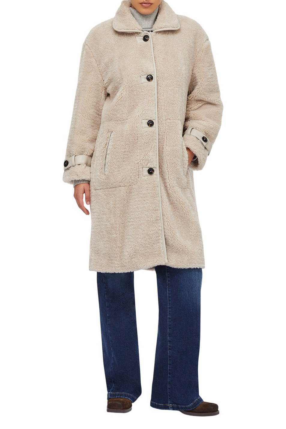 Женский Liu Jo Пальто в стиле Teddy (цвет ), артикул MF5313E0936 | Фото 4