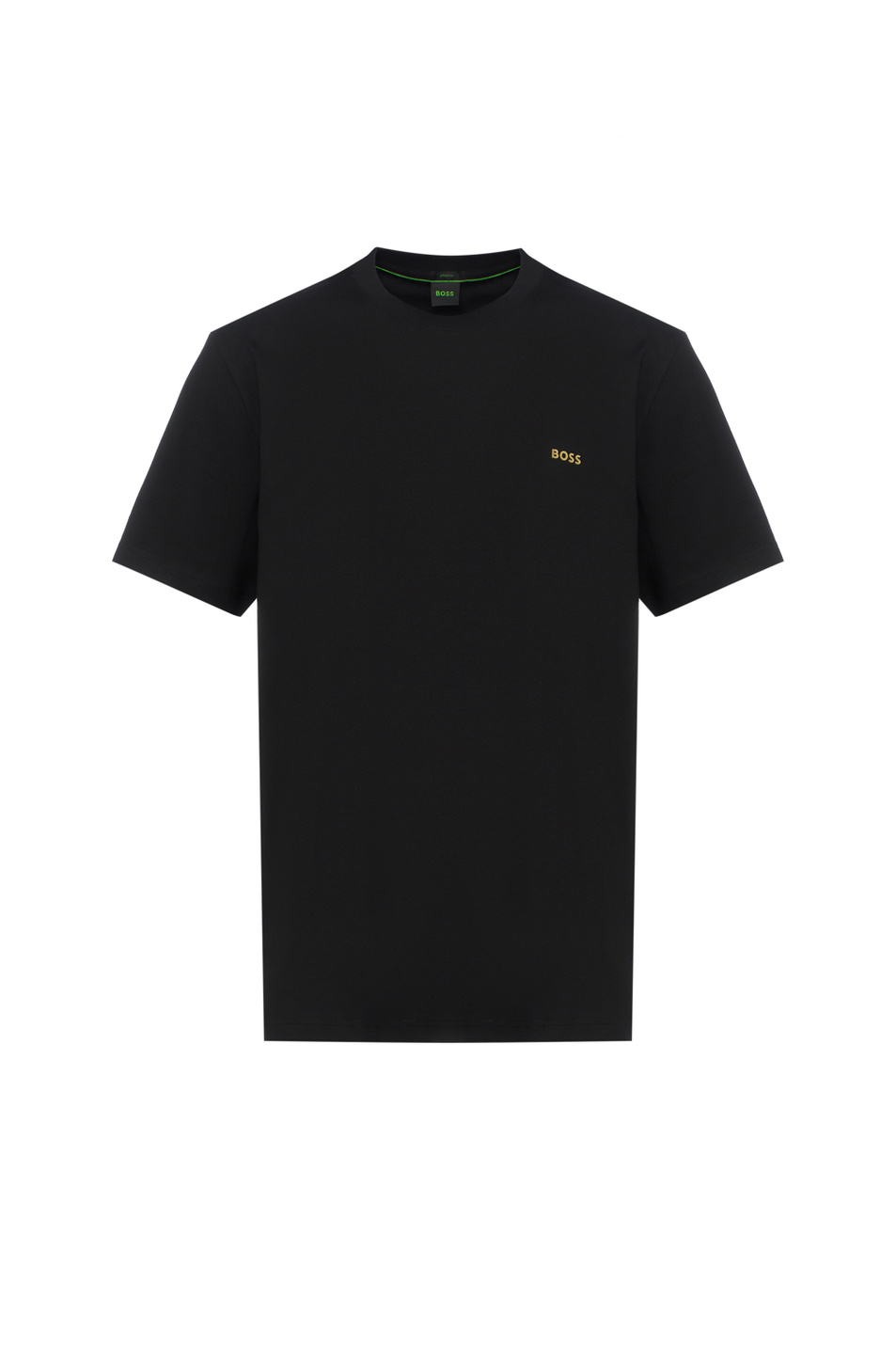 Футболка из эластичного хлопка|Основной цвет:Черный Мужской BOSS Футболка из эластичного хлопка (цвет ), артикул 50506373 | Фото 1