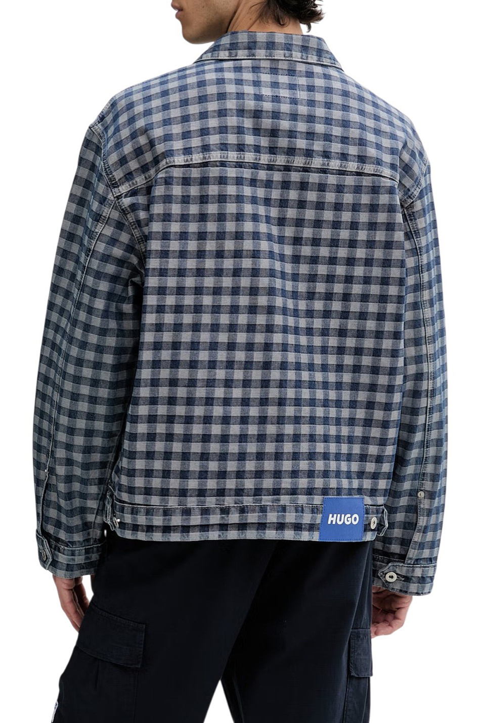 Мужской HUGO Куртка Nial джинсовая (цвет ), артикул 50551958 | Фото 5