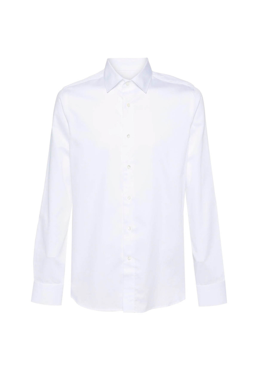 Рубашка из натурального хлопка|Основной цвет:Белый|Артикул:NXA1GR02117 | Фото 1