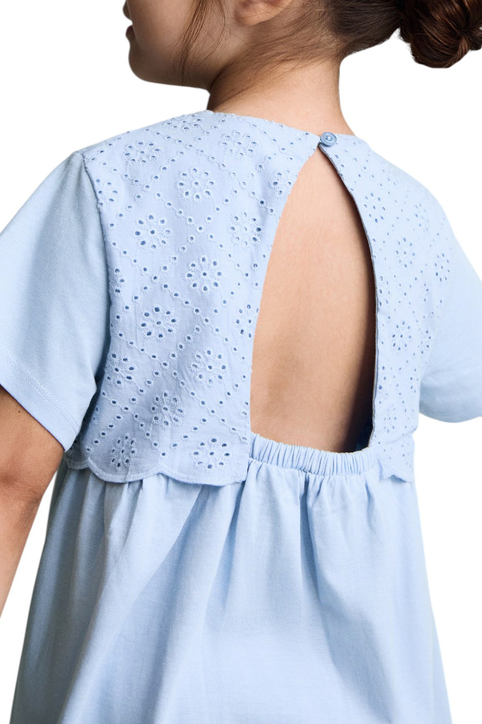 Девочкам Mango Kids Платье DRESSY из хлопка (цвет ), артикул 87045948 | Фото 4