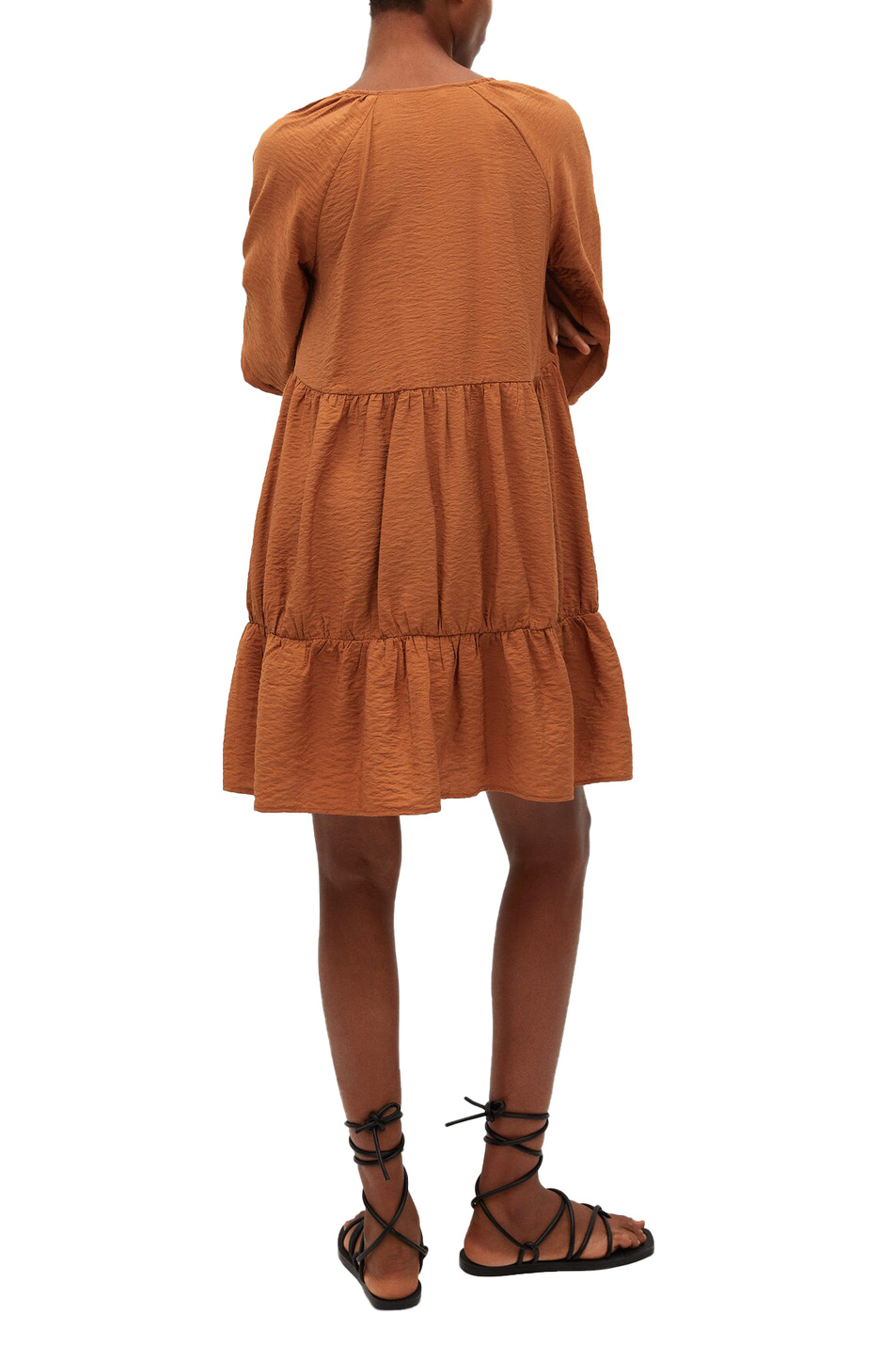 Mango Фактурное платье FALCON с оборками (цвет ), артикул 87017127 | Фото 4