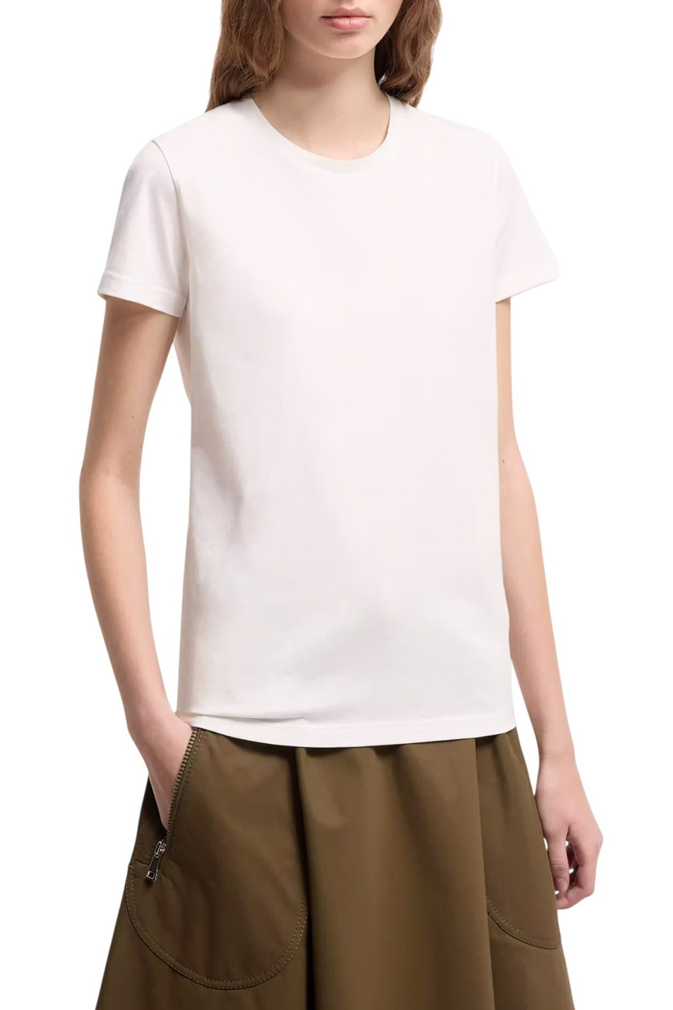 Женский Moncler Футболка из хлопка (цвет ), артикул L10938C73200-V8058 | Фото 3