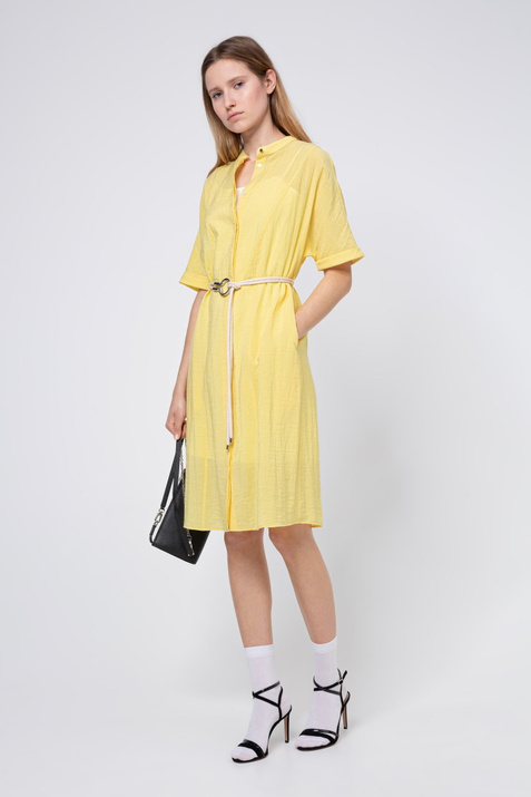 HUGO Платье-рубашка из смеси вискозы и льна ( цвет), артикул 50426674 | Фото 1