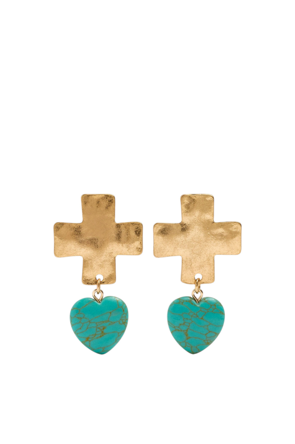 Женский Parfois Серьги в форме креста с подвеской (цвет ), артикул 245611 | Фото 1