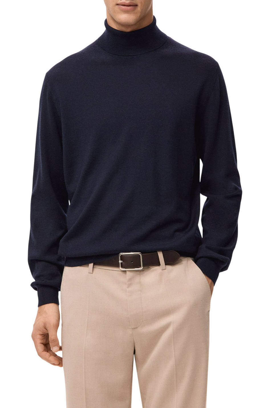 Мужской Mango Man Водолазка WILLYT из натуральной шерсти (цвет ), артикул 27041286 | Фото 3