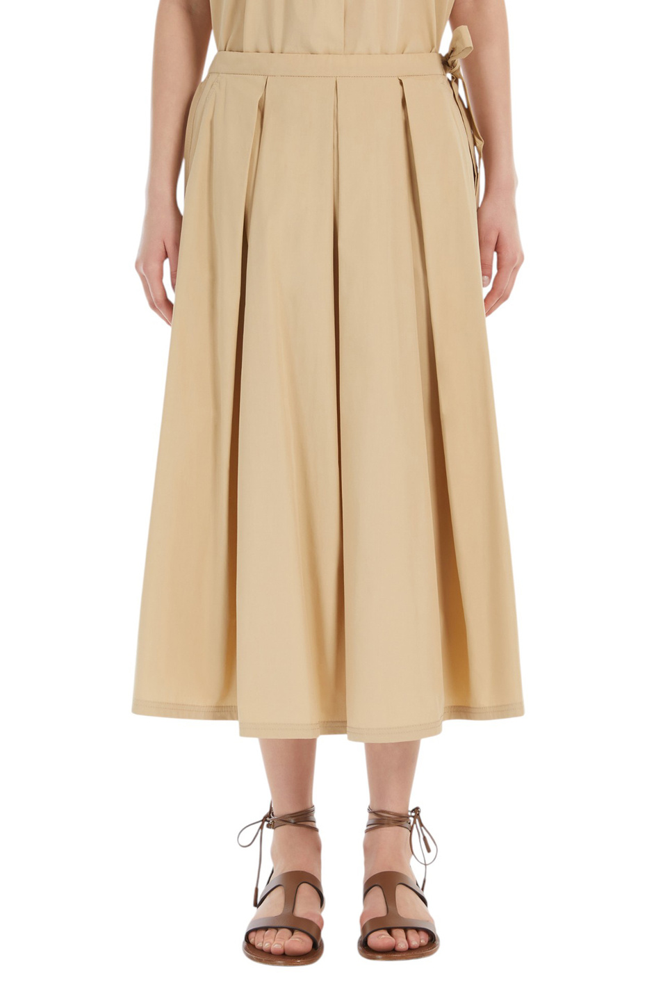 Женский Weekend Max Mara Юбка FOLK из хлопка (цвет ), артикул 2515101032 | Фото 3