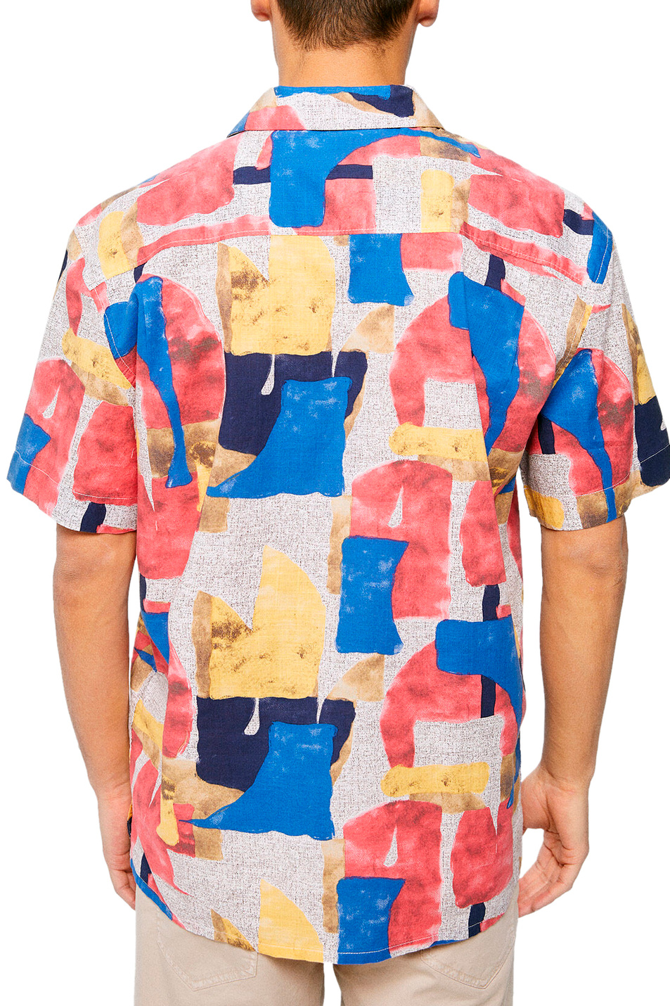 Мужской Springfield Рубашка из натурального хлопка с принтом (цвет ), артикул 0375078 | Фото 3