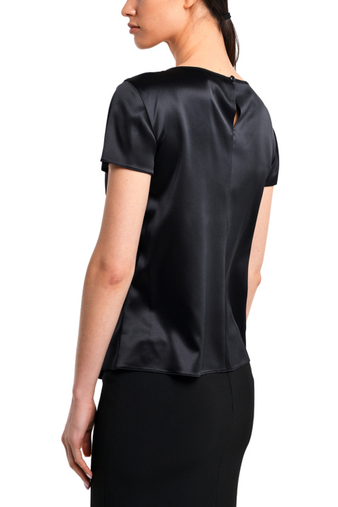 Emporio Armani Блузка из эластичного шелка ( цвет), артикул 8N2C05-2NXXZ | Фото 4