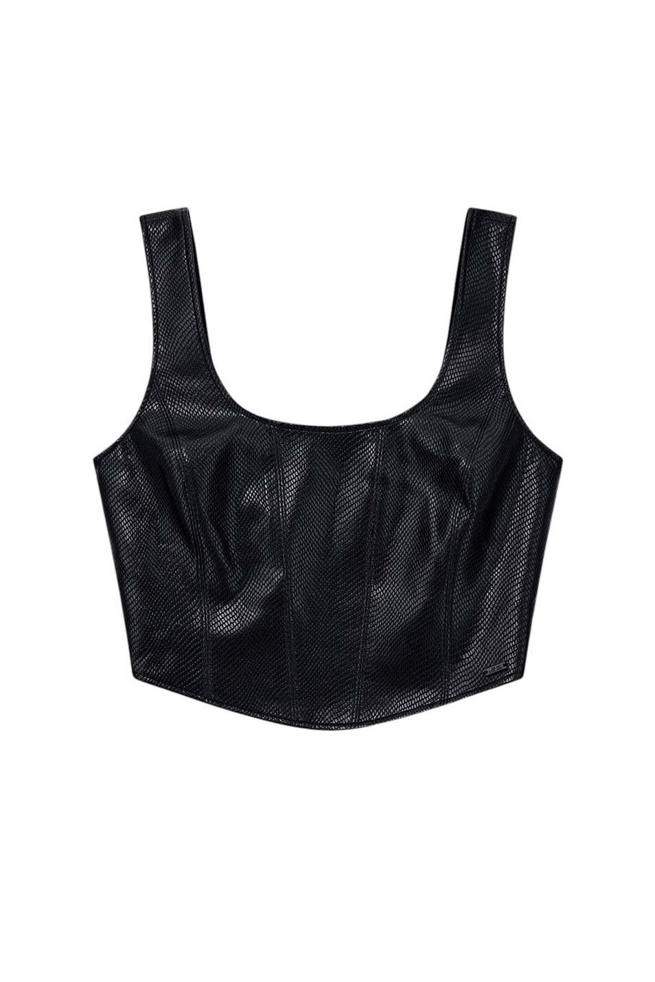 Женский Armani Exchange Топ из искусственной кожи (цвет ), артикул XW001260-AF16199 | Фото 1