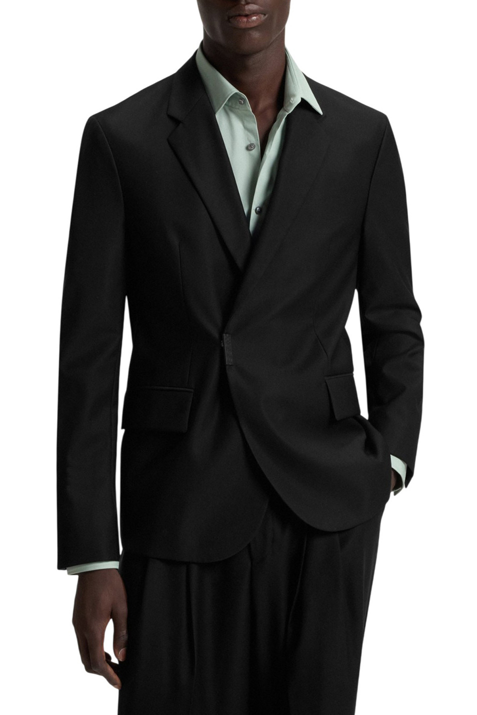 Пиджак Hans из смесовой шерсти|Основной цвет:Черный Мужской HUGO Пиджак Hans из смесовой шерсти (цвет ), артикул 50549053 | Фото 3