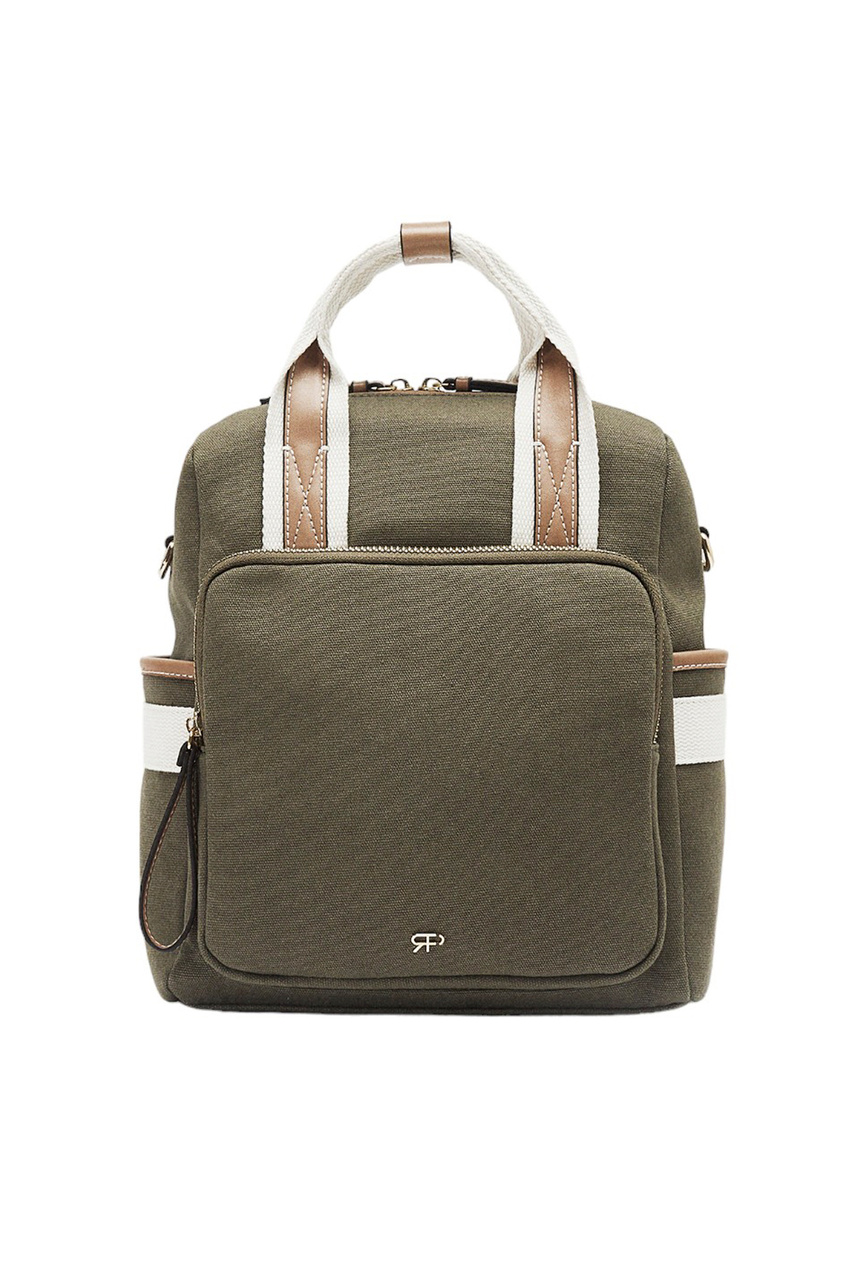 Рюкзак с внешним карманом|Основной цвет:Хаки|Артикул:217026 | Фото 1