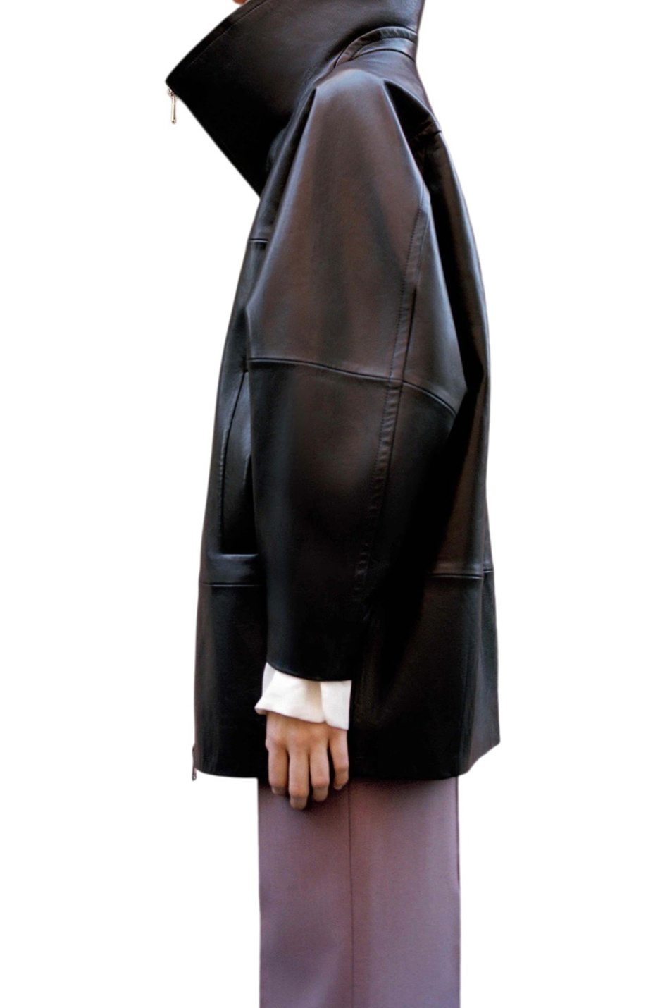 Женский Mango Куртка MERUGO из натуральной кожи (цвет ), артикул 27054442 | Фото 3