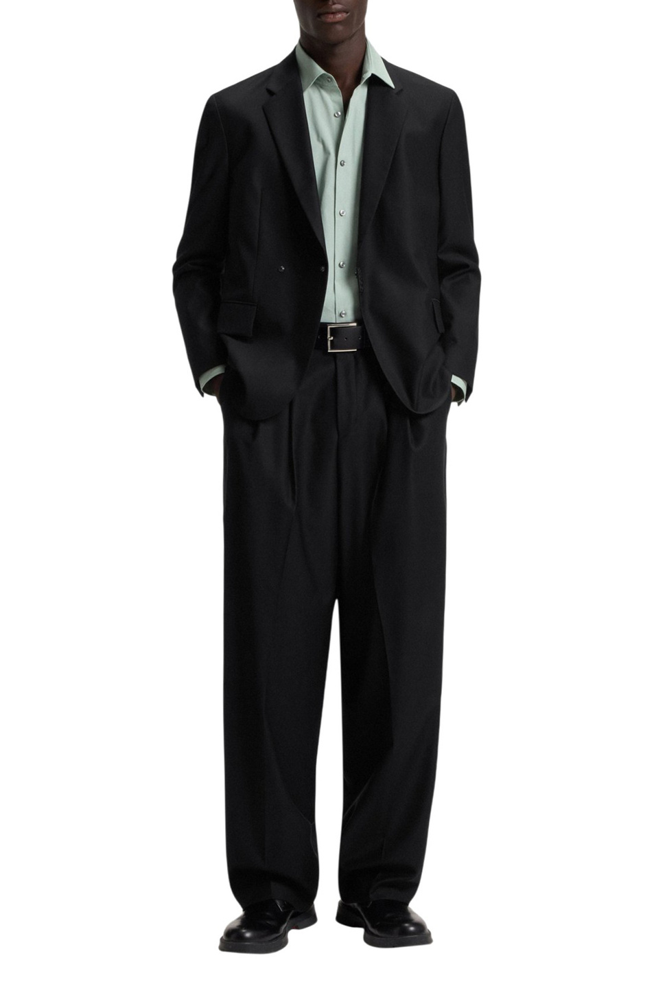 Мужской HUGO Брюки Fedix251 из смесовой шерсти (цвет ), артикул 50547242 | Фото 2