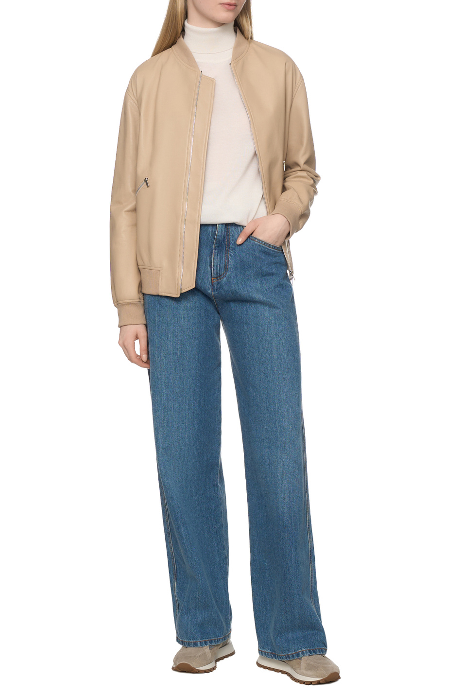 Женский Kiton Джинсы из хлопка (цвет ), артикул DJ53102K0509H06003 | Фото 3