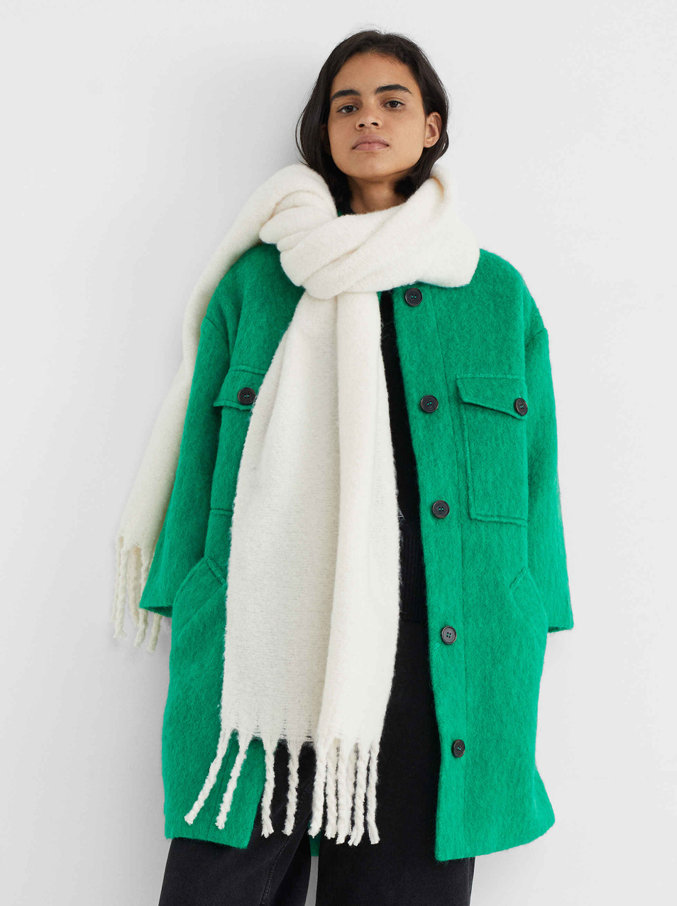 Женский Parfois Шарф с бахромой (цвет ), артикул 181076 | Фото 2