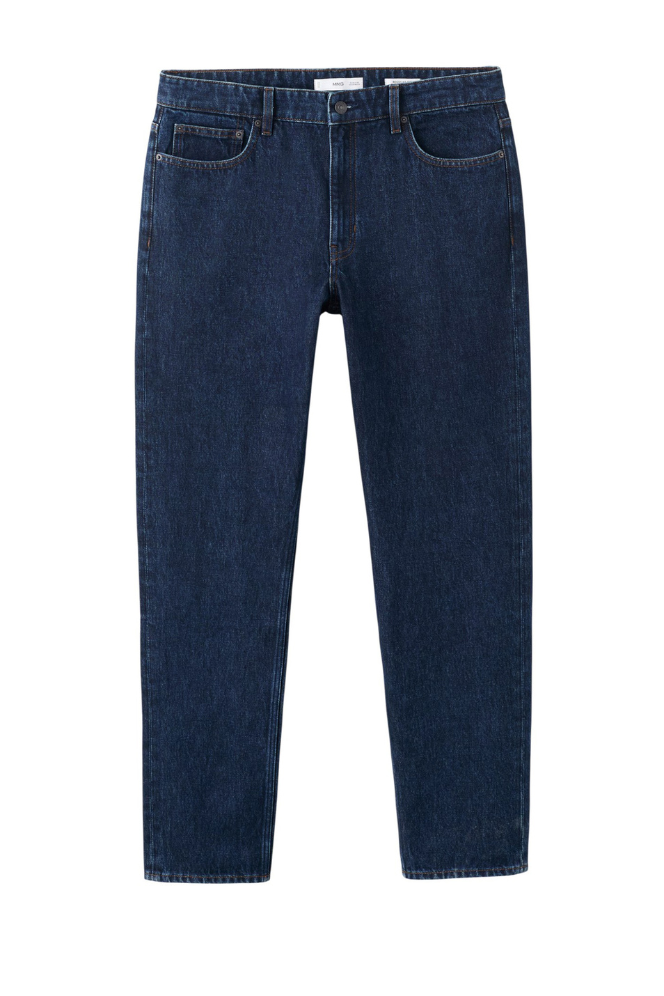 Мужской Mango Man Джинсы BOB из хлопка (цвет ), артикул 27024430 | Фото 1