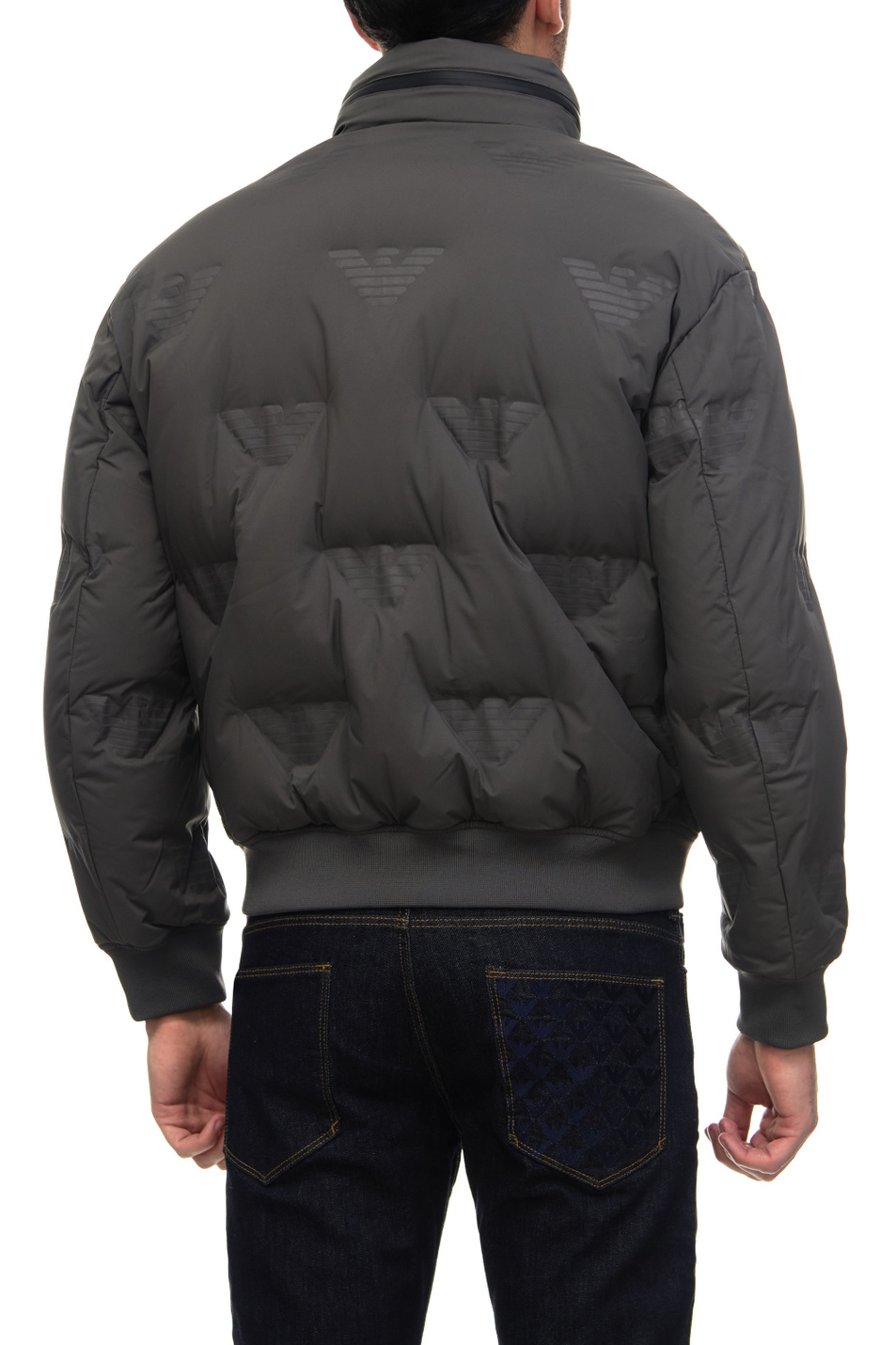 Emporio Armani Куртка на молнии с тисненым логотипом (цвет ), артикул 6L1BP4-1NNDZ | Фото 5