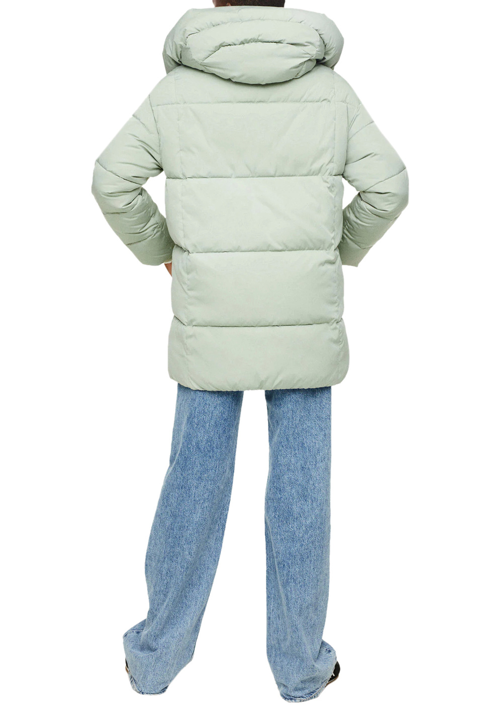 Женский Mango Стеганая куртка TOKYO с объемным воротником-капюшоном (цвет ), артикул 17047501 | Фото 4