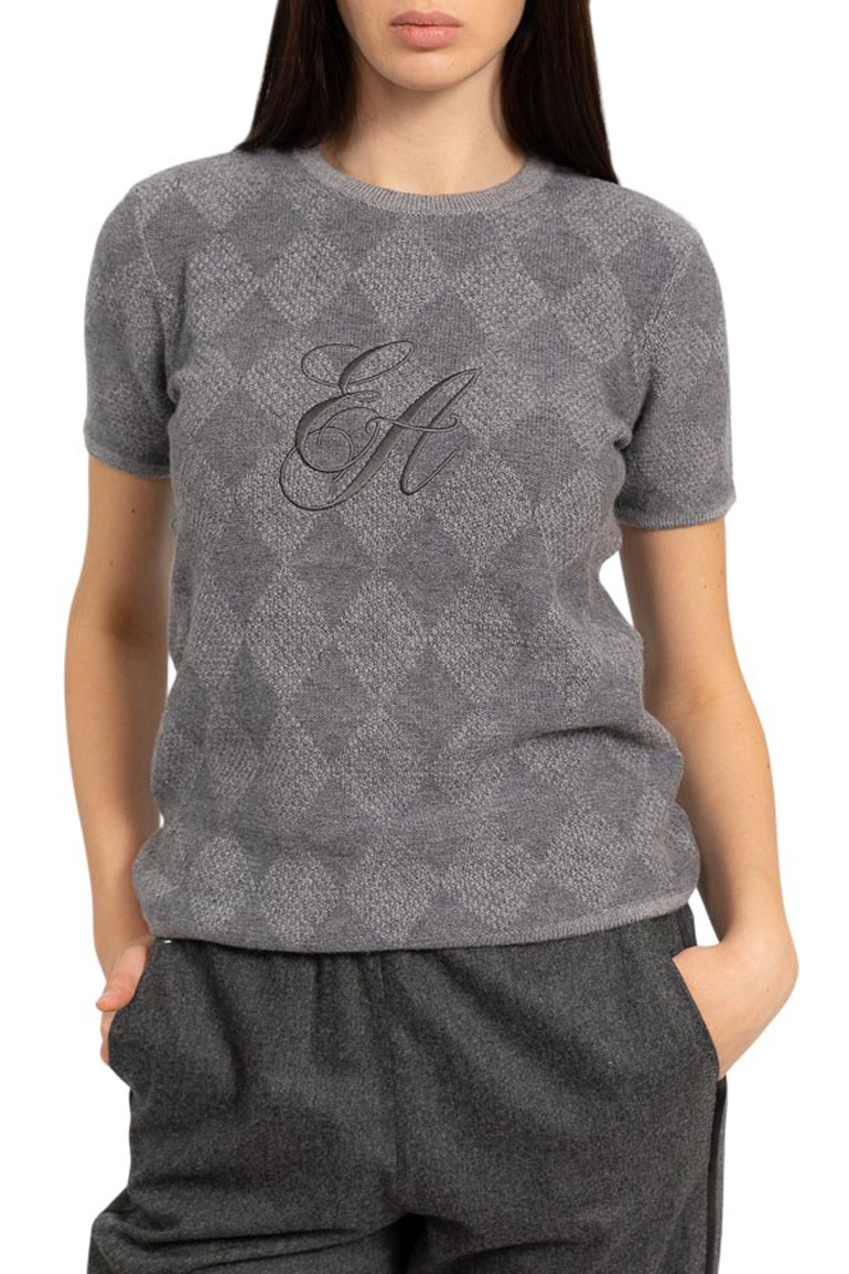 Женский Emporio Armani Джемпер с вышивкой (цвет ), артикул EW002177-AF18280 | Фото 3