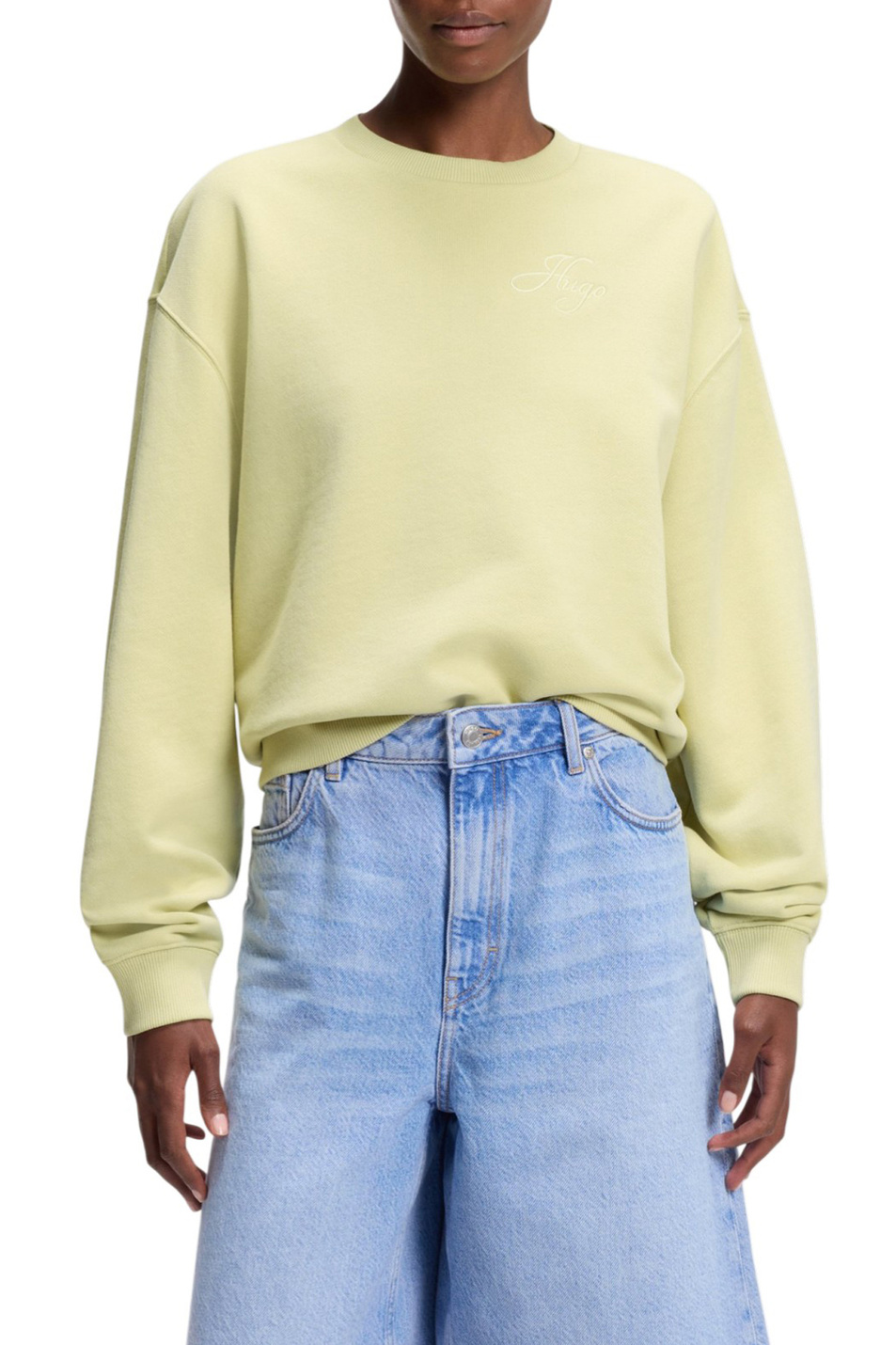 Женский HUGO Свитшот Deroxina с вышитым логотипом (цвет ), артикул 50561234 | Фото 3