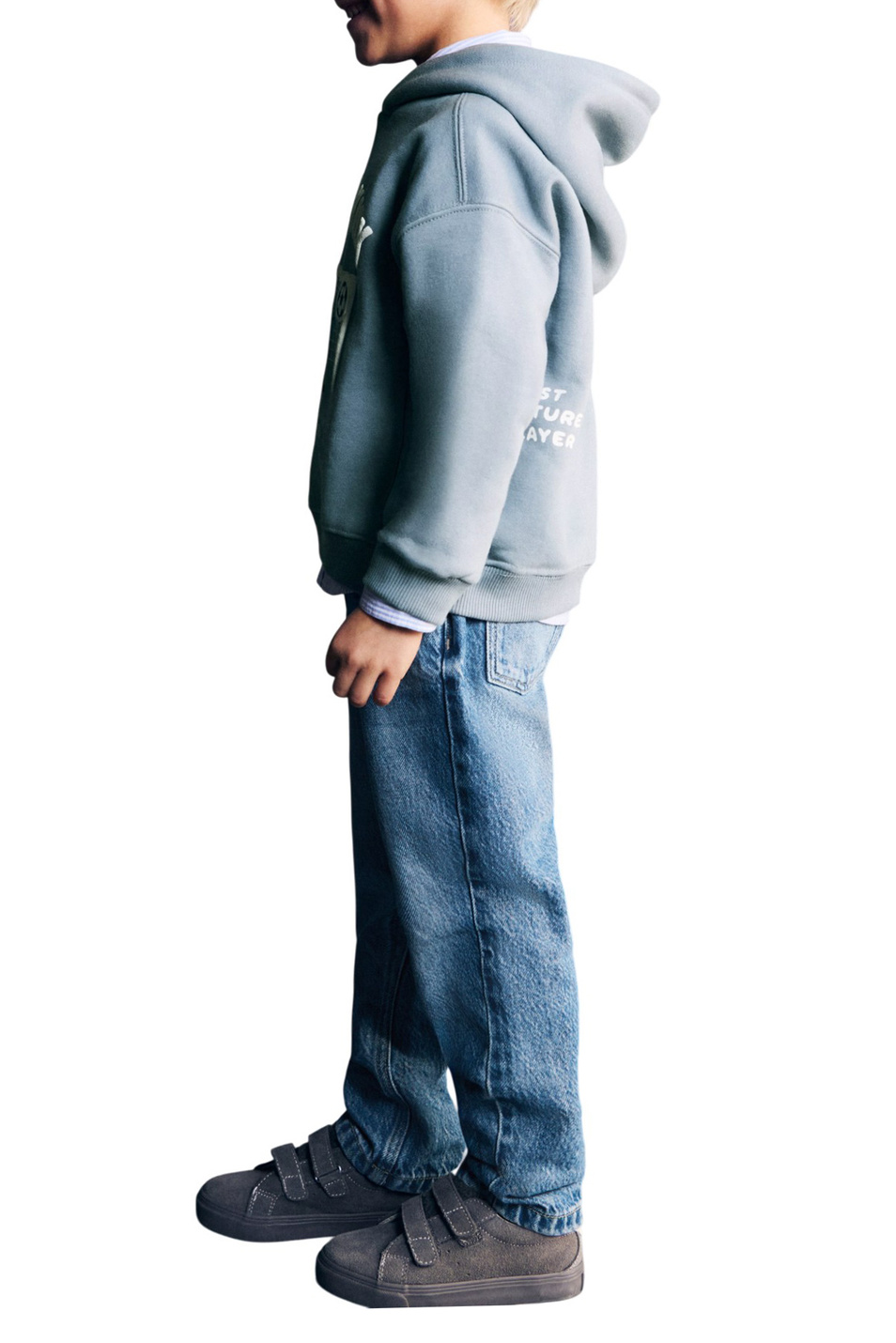 Малышам мальчикам Mango Kids Худи DPENALTY с принтом (цвет ), артикул 27021270 | Фото 3