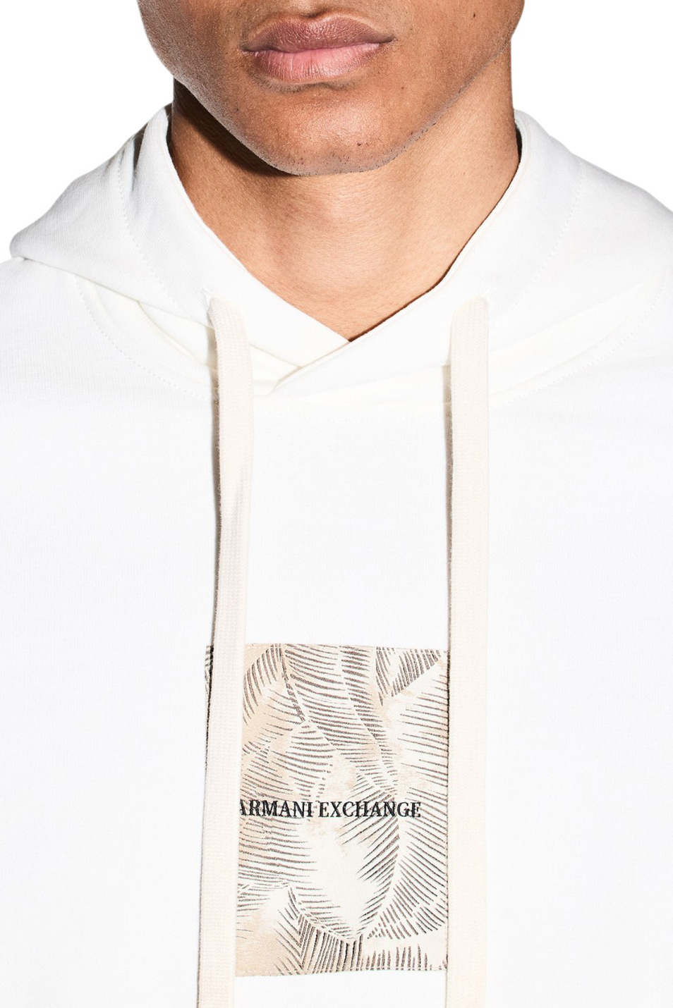 Худи с принтом|Основной цвет:Кремовый Мужской Armani Exchange Худи с принтом (цвет ), артикул XM002379-AF20169 | Фото 6