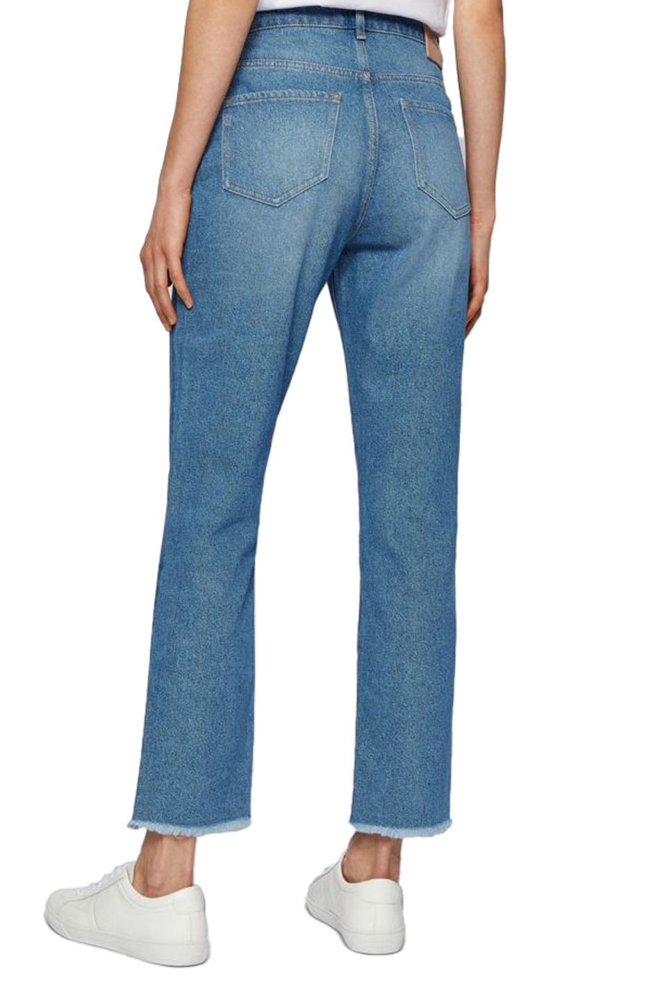 Женский BOSS Укороченные джинсы STRAIGHT стандартного кроя (цвет ), артикул 50450193 | Фото 4
