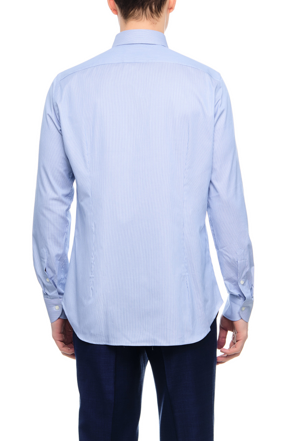 Мужской Canali Рубашка из натурального хлопка в полоску (цвет ), артикул XA1GA00110 | Фото 4