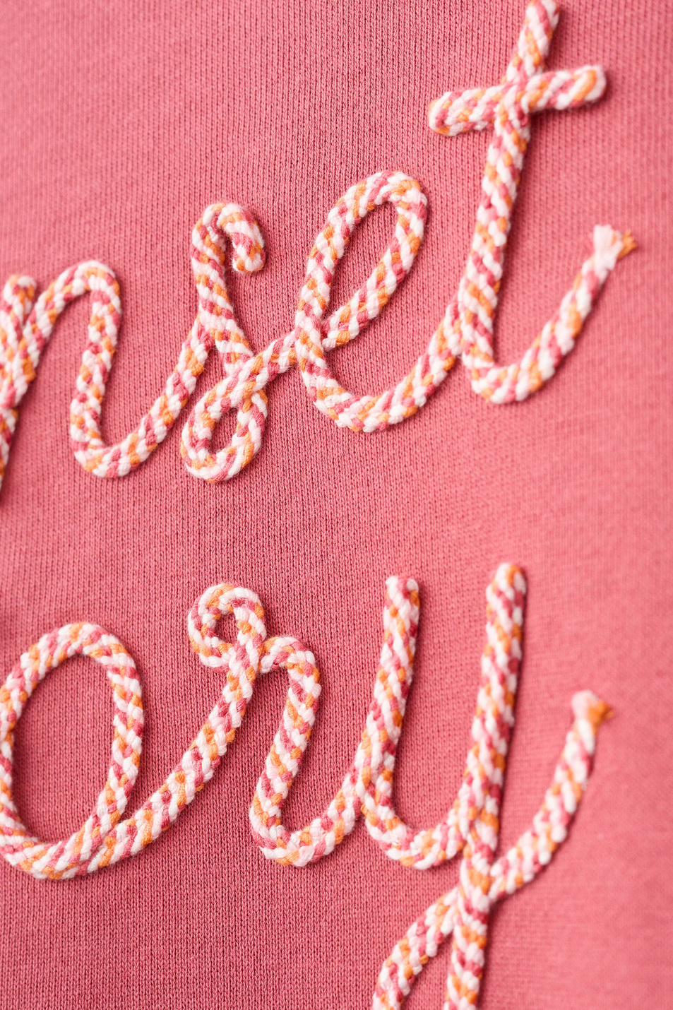 Девочкам Mango Kids Свитшот LOVE из хлопка (цвет ), артикул 27086342 | Фото 3