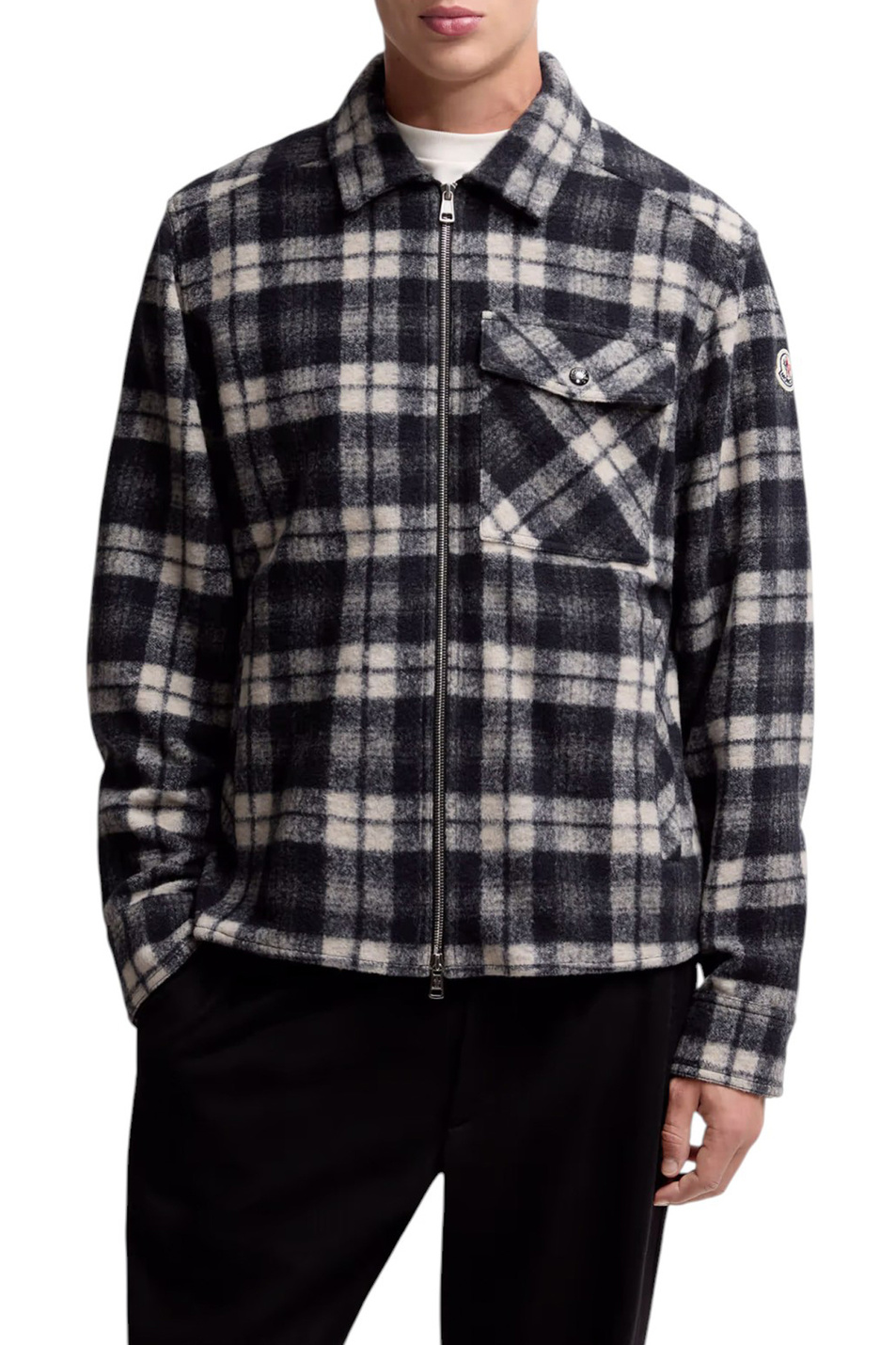 Мужской Moncler Куртка-рубашка CAMICIA (цвет ), артикул K20912F00019-89B55 | Фото 3