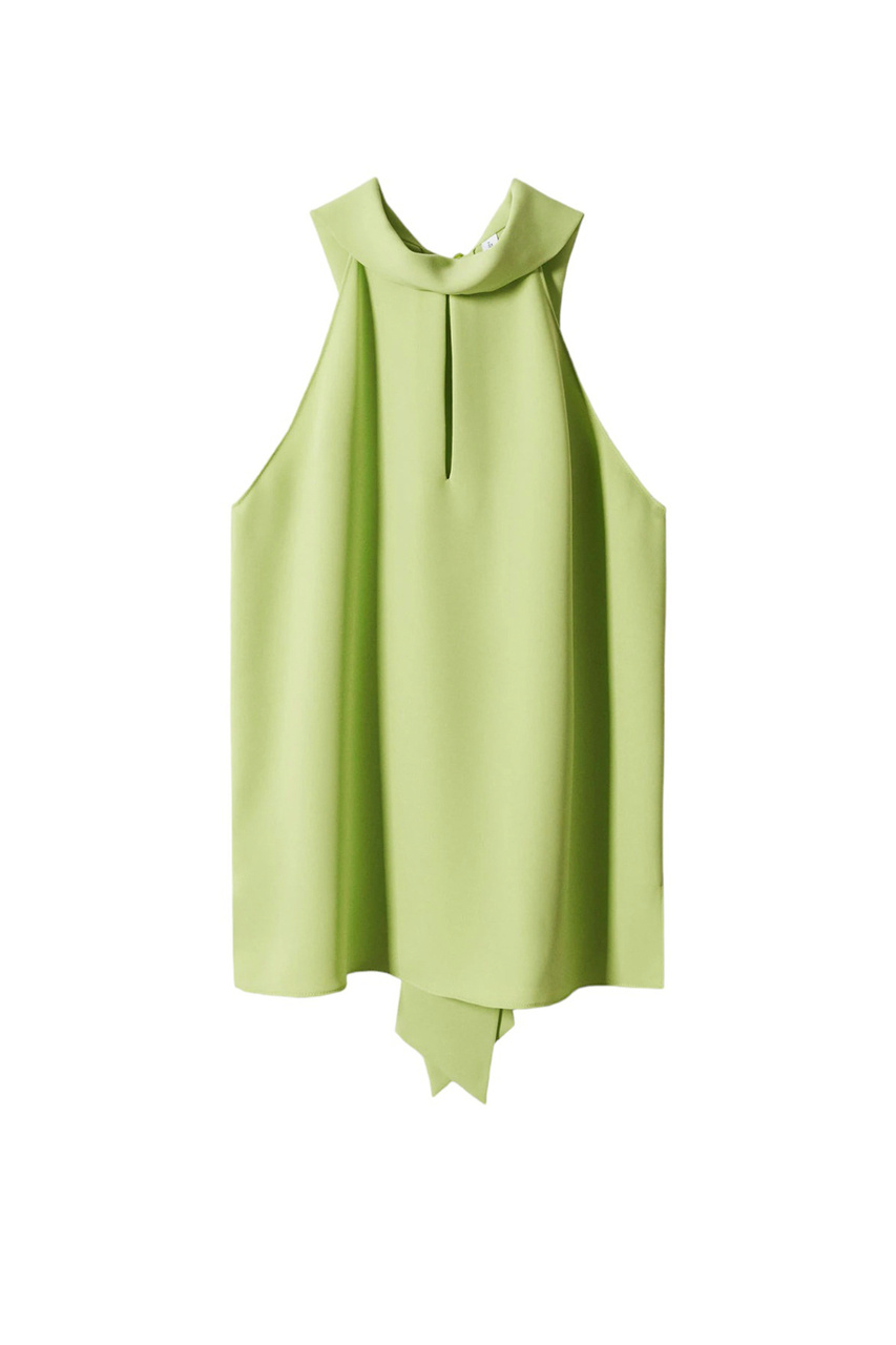 Блузка CHARLOT с разрезом|Основной цвет:Салатовый|Артикул:57073805 | Фото 1