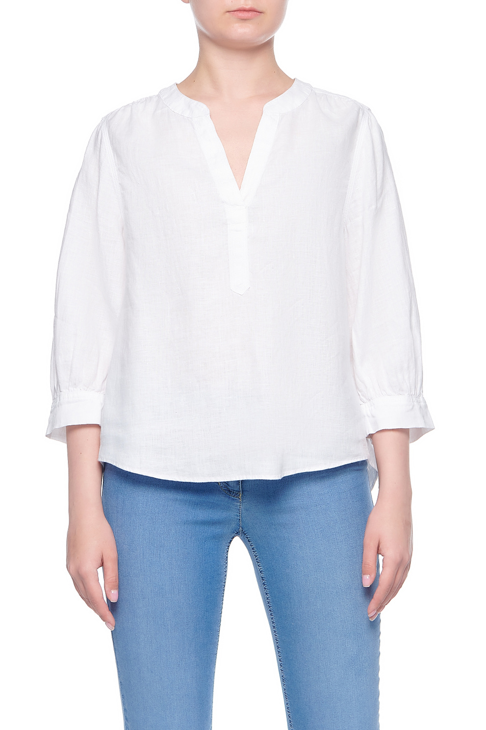 Gerry Weber Льняная блузка с рукавами 3/4 (цвет ), артикул 460314-66485 | Фото 4