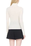Женский Max Mara Водолазка SAX из шелка и шерсти (цвет ), артикул 2363660439 | Фото 4