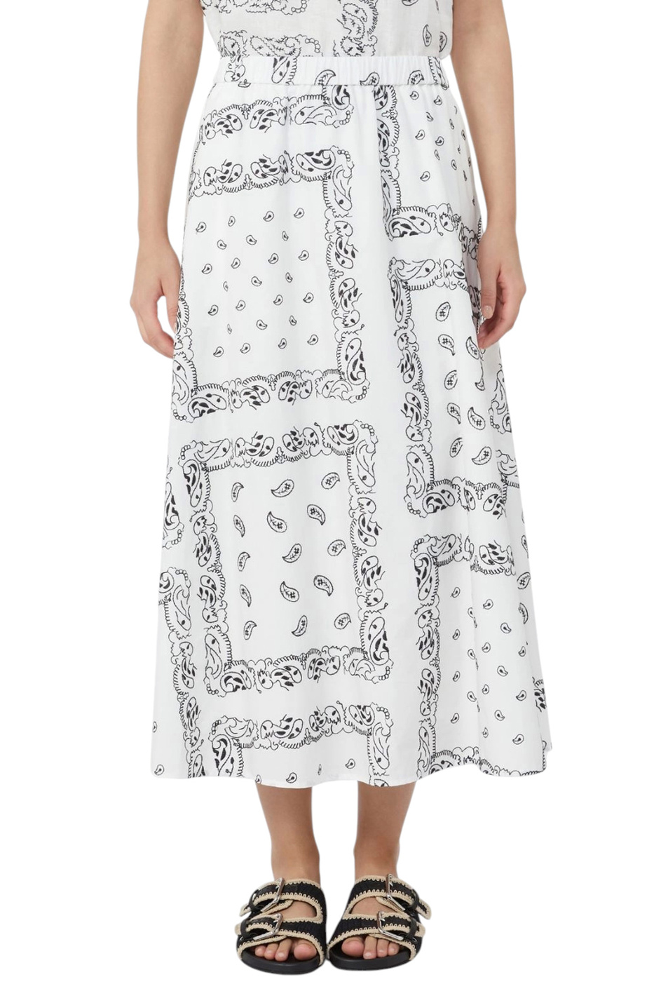 Женский Weekend Max Mara Юбка CARAVAN из хлопка (цвет ), артикул 2615101082 | Фото 3