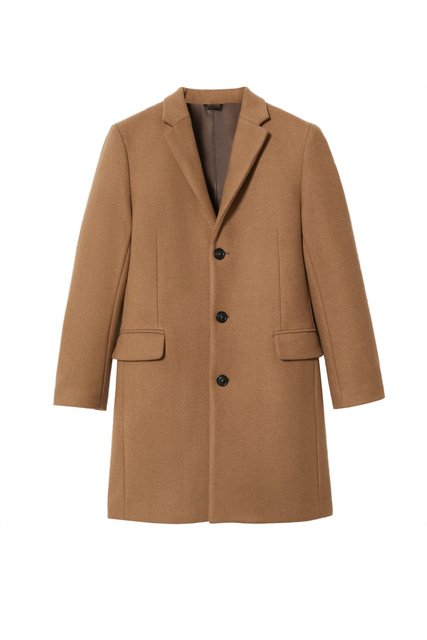 Пальто ARIZONA из смесовой шерсти|Основной цвет:Коричневый|Артикул:37914002 | Фото 1