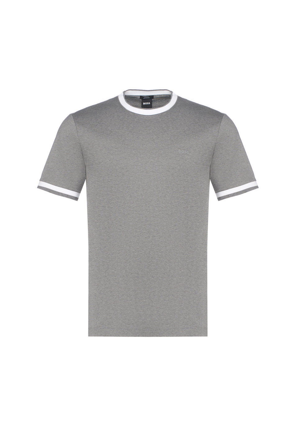 Футболка Tessler из хлопка|Основной цвет:Серый Мужской BOSS Футболка Tessler из хлопка (цвет ), артикул 50543858 | Фото 1