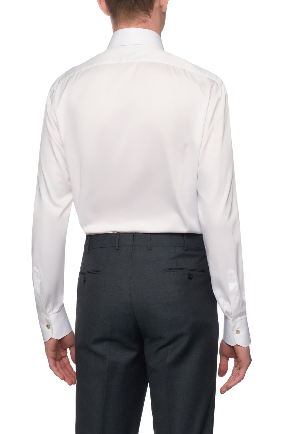 Мужской Kiton Рубашка из хлопка (цвет ), артикул UCCH0948901002 | Фото 4