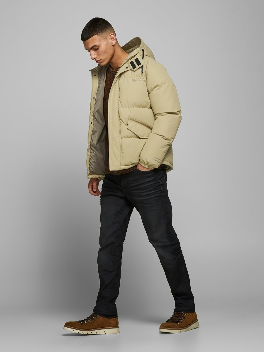 Мужской Jack & Jones Стеганая куртка с капюшоном (цвет ), артикул 12178729 | Фото 3