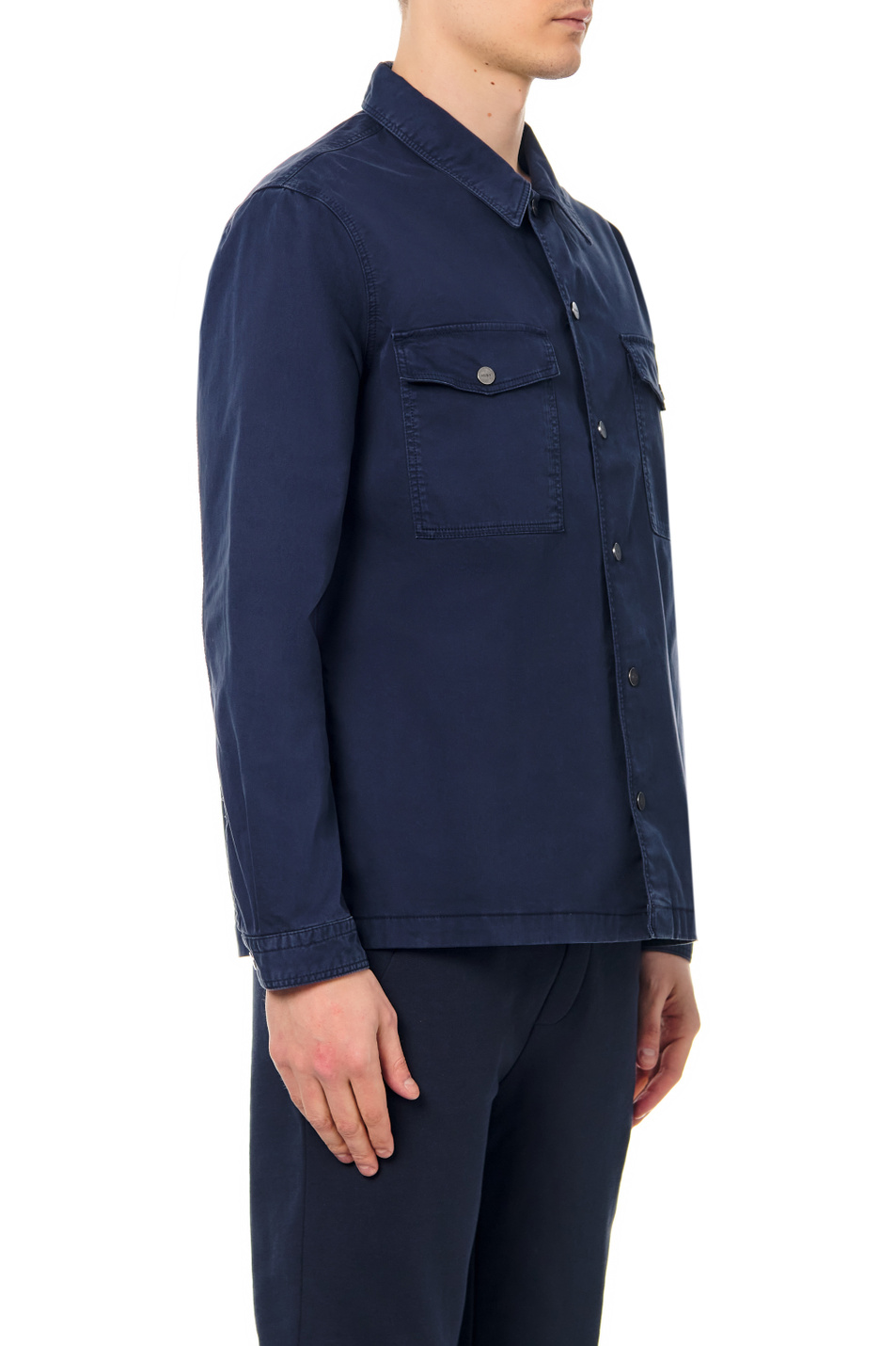 Мужской HUGO Рубашка оверсайз с лого на кармане (цвет ), артикул 50468631 | Фото 3