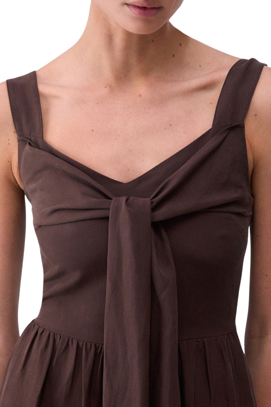 Женский Liu Jo Платье из смесового льна (цвет ), артикул WA6428T4818 | Фото 5