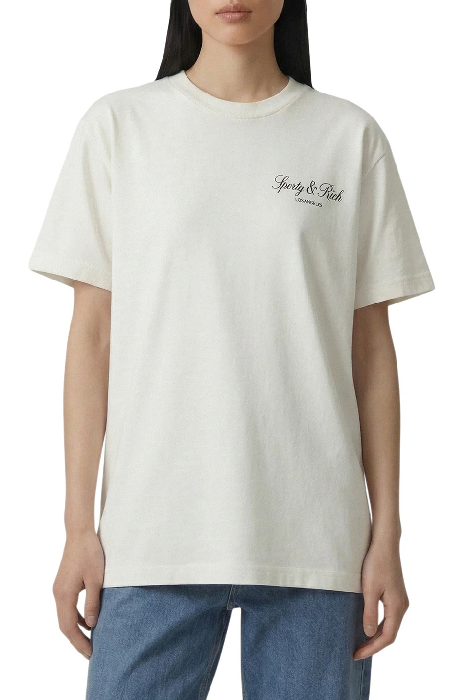 Женский Sporty & Rich Футболка Vendome (цвет ), артикул TO11976269WH37 | Фото 4