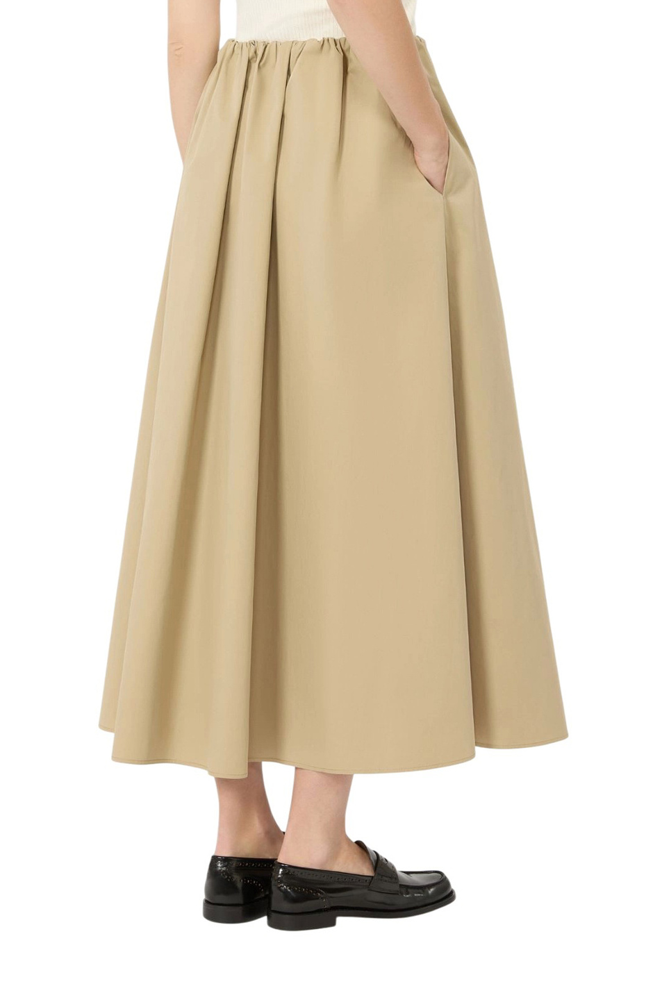 Женский Weekend Max Mara Юбка AGUZZE из хлопка (цвет ), артикул 2625106051 | Фото 4