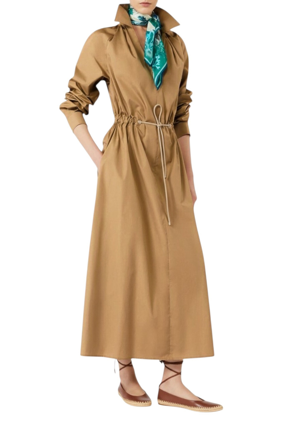 Женский Max Mara Платье PEDAGGI из хлопка (цвет ), артикул 2611221162 | Фото 3