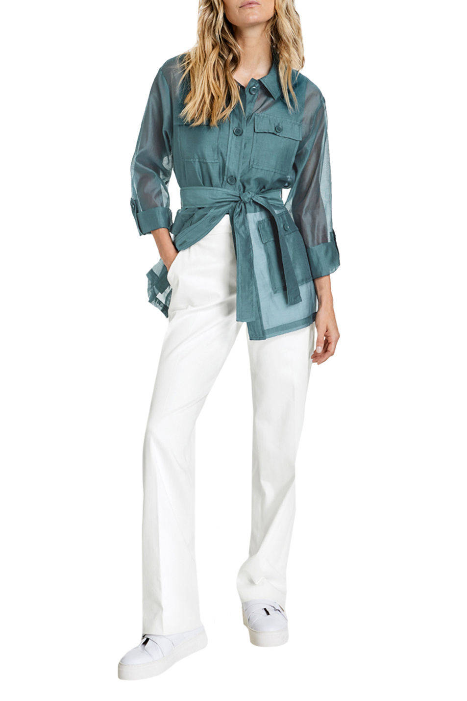 Женский Gerry Weber Брюки из вискозы и хлопка (цвет ), артикул 720018-31337 | Фото 3