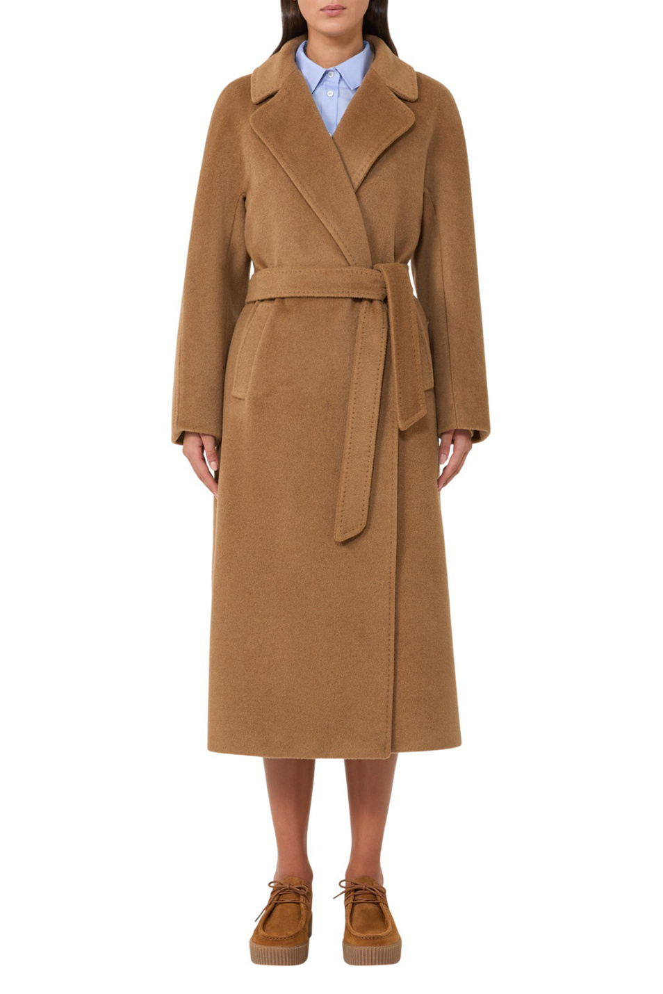 Женский Weekend Max Mara Пальто TEMPERA из смеси шерсти альпаки (цвет ), артикул 2525016082 | Фото 3