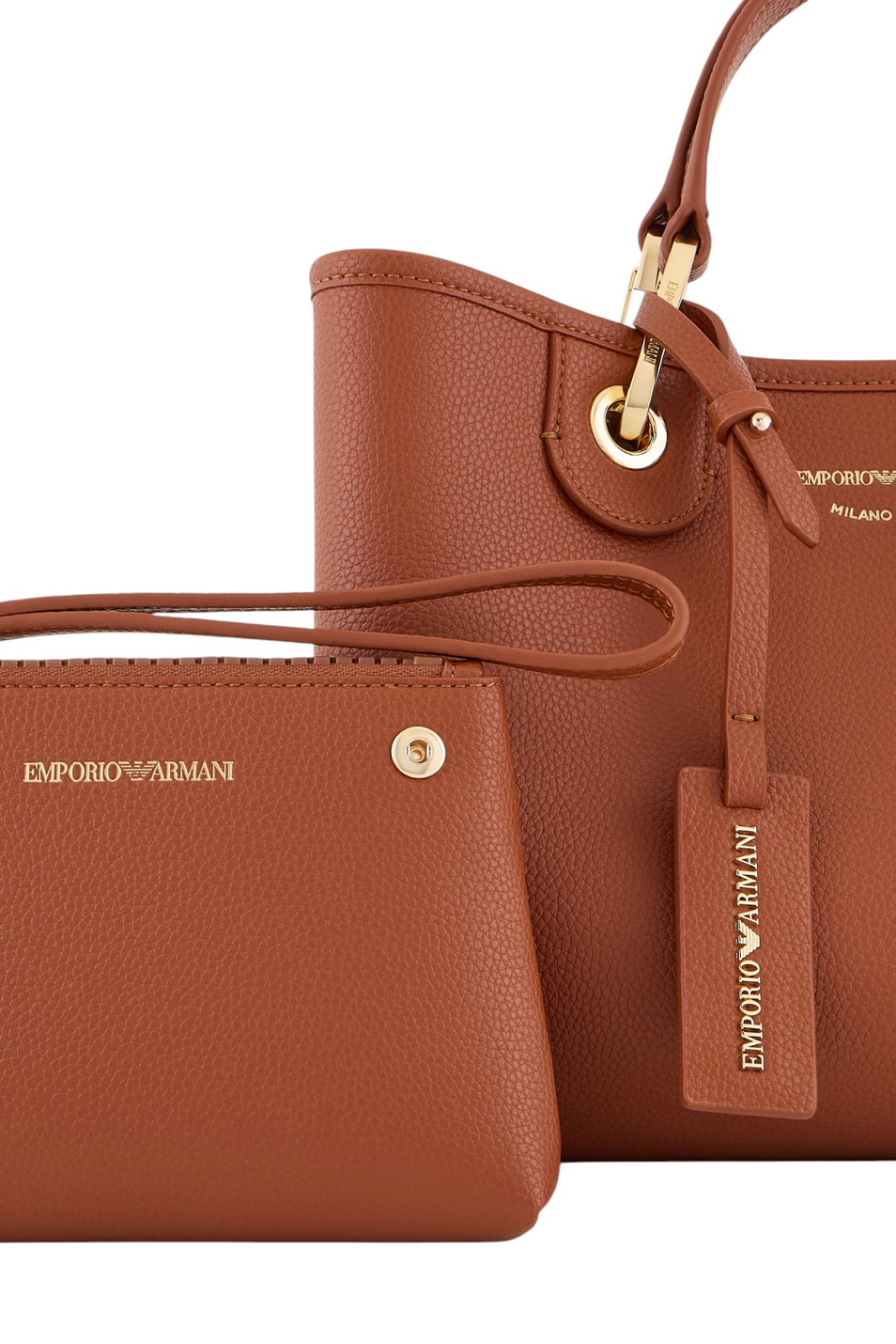 Женский Emporio Armani Сумка SIMIL CERVO со съемной косметичкой (цвет ), артикул EW000361-AF12103 | Фото 6