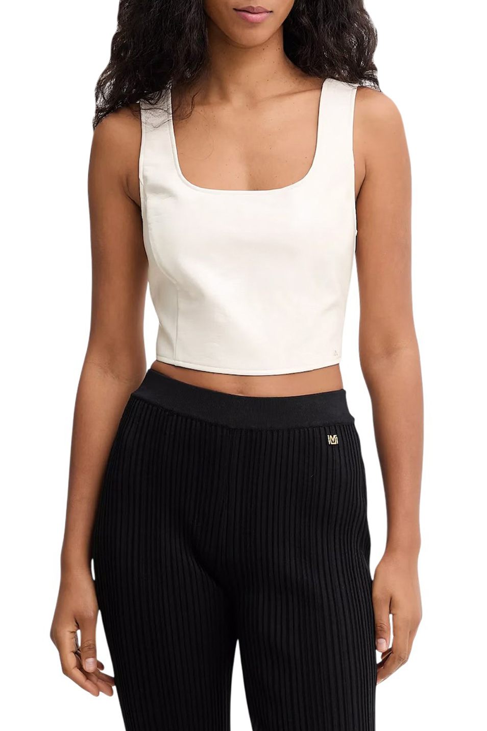 Женский Armani Exchange Топ из искусственной кожи (цвет ), артикул XW001813-AF18859 | Фото 4